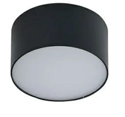 Best Plafon mała, czarna tuba LED ⌀12cm 3000K AZ2259 MONZA | Kaja Żyrandole Nowoczesne