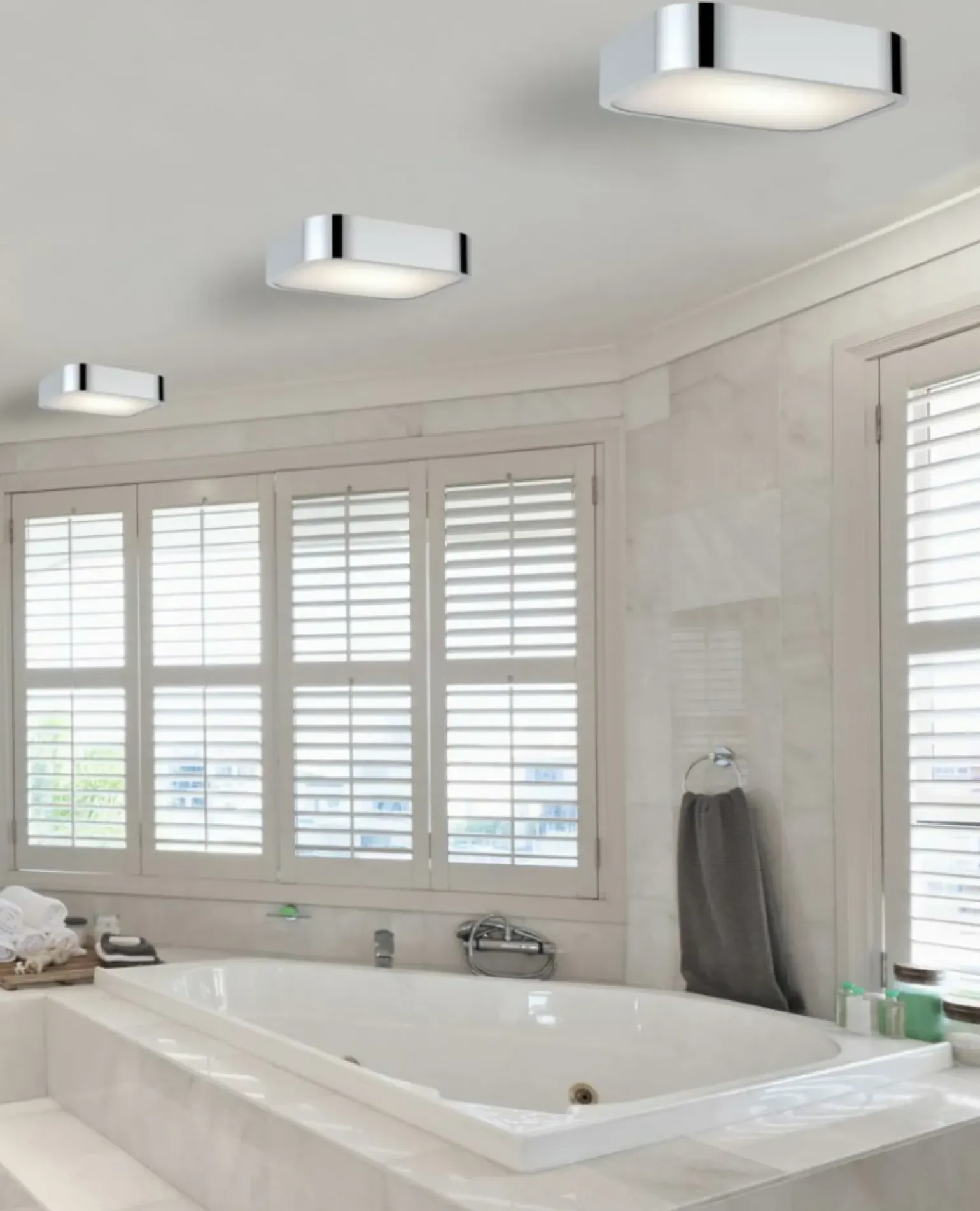 Sklep Kaja Plafon na 3 żarówki z dużym gwintem, do łazienki AZ1309 LUCIE | Kaja