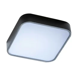 Sklep Kaja Plafon natynkowy czarny kwadrat do łazienki AZ4147 LUCIE | Kaja