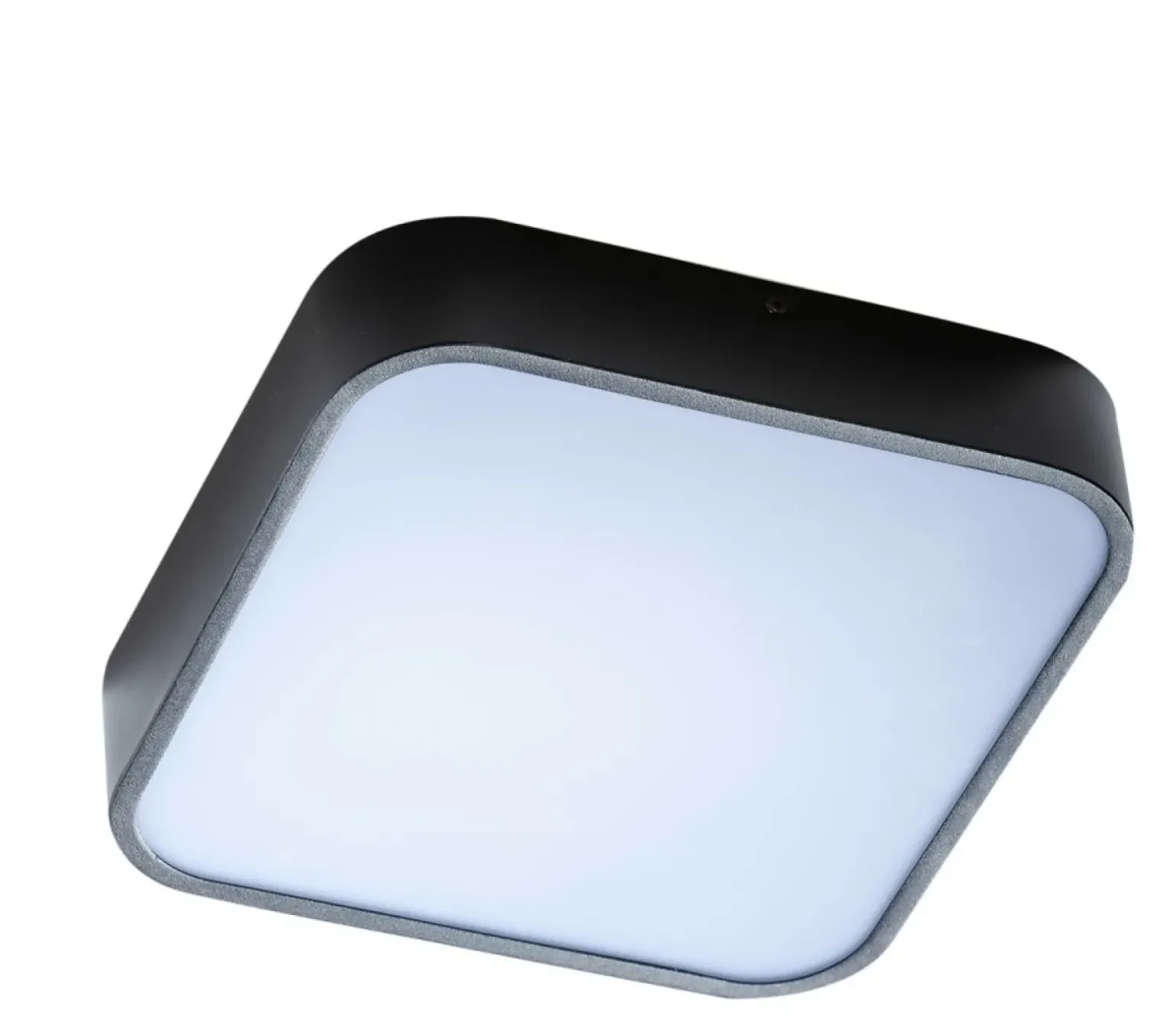 Sklep Kaja Plafon natynkowy czarny kwadrat do łazienki AZ4147 LUCIE | Kaja