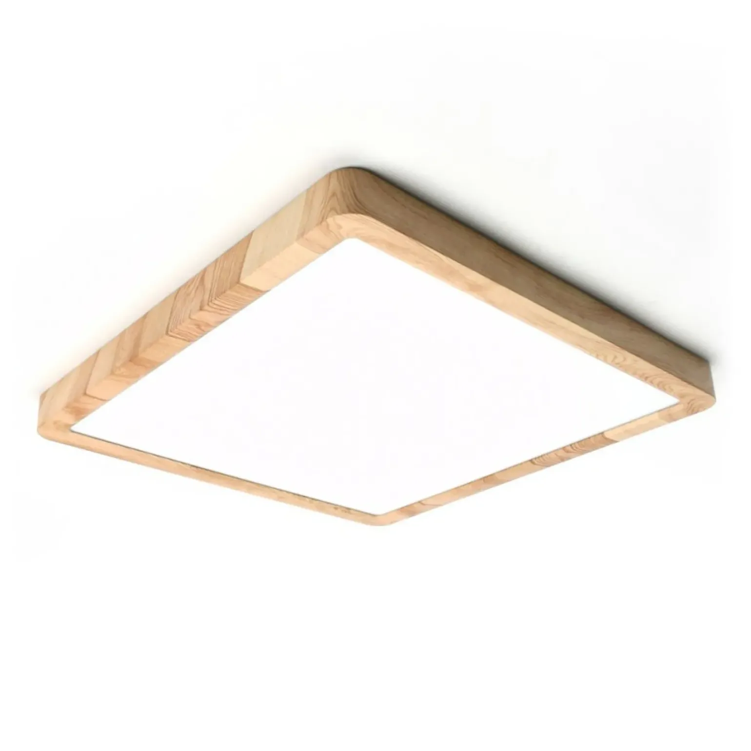 Sklep Kaja Plafon sufitowy, drewniana oprawa PLF-63827-300L-24W-WO z serii OLBIS