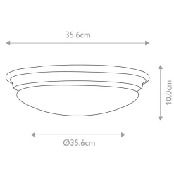Sklep Kaja Plafon sufitowy, polerowany chrom BATH-BROMPTON-F z serii BROMPTON