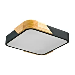 Sklep Kaja Plafon sufitowy w czarnym kolorze PLF-13187-BK-WO z serii SANTER