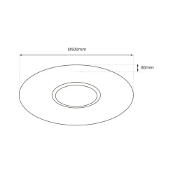 Sklep Kaja Plafon sufitowy ze zintegrowanym LED-em ML8233 z serii SPARKY | Kaja Oświetlenie
