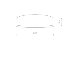 Sklep Kaja Plafon w m kolorze, na cztery żarówki 8957 | Kaja Oświetlenie