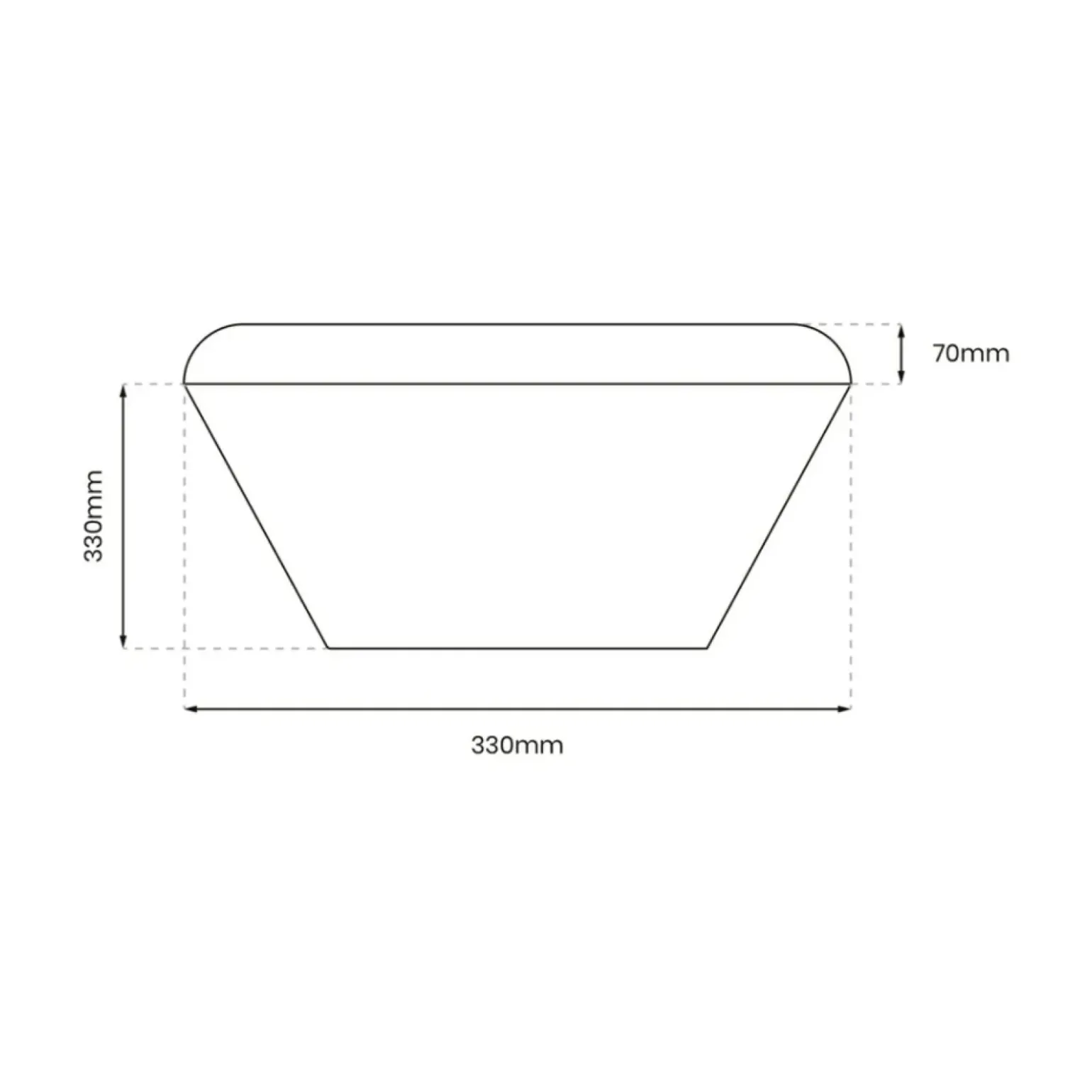 Sklep Kaja Plafon w kształcie kwadratu z czarnym paskiem ML7971 z serii NEMO | Kaja Oświetl