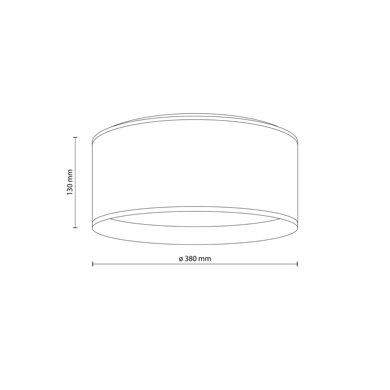 Sklep Kaja Plafon w stylu naturalnym, idealny do sypialni TK 5798 JUTA | Kaja