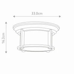 Sklep Kaja Plafon z bąbelkami powietrza FE-MERRILL-F-BLK z serii MERRILL