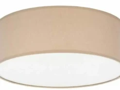 Clearance Plafon z beżowym, okrągłym abażurem ⌀38cm TK 4430 RONDO | Kaja Żyrandole Nowoczesne