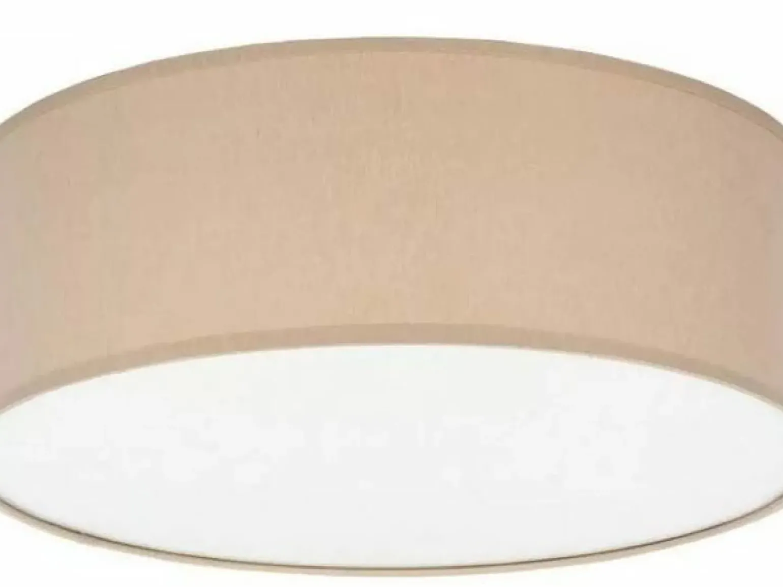 Clearance Plafon z beżowym, okrągłym abażurem ⌀38cm TK 4430 RONDO | Kaja Żyrandole Nowoczesne