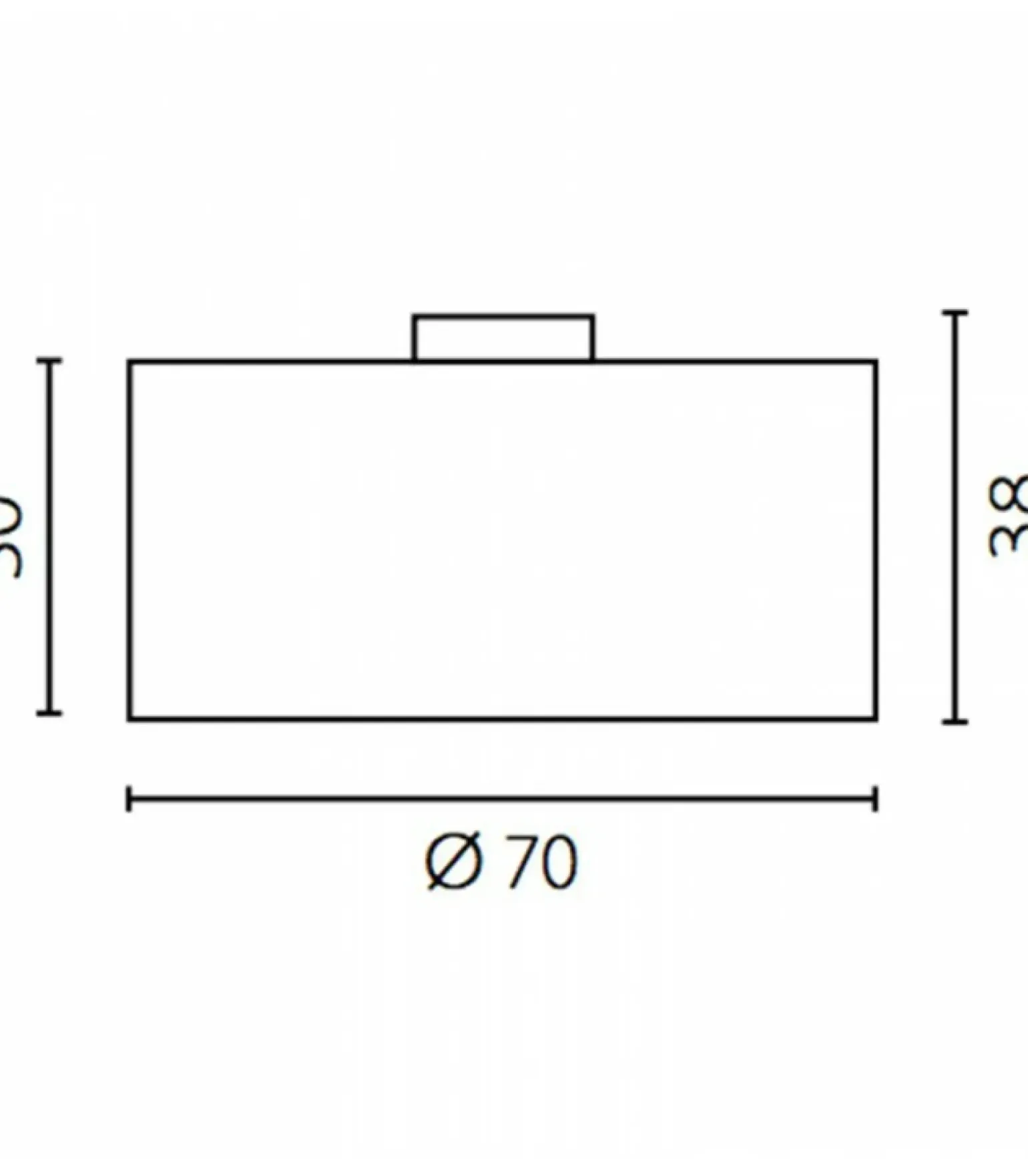Sklep Kaja Plafon z dużym, okrągłym abażurem ⌀70cm 67836 ONDE | Kaja Oświetlenie
