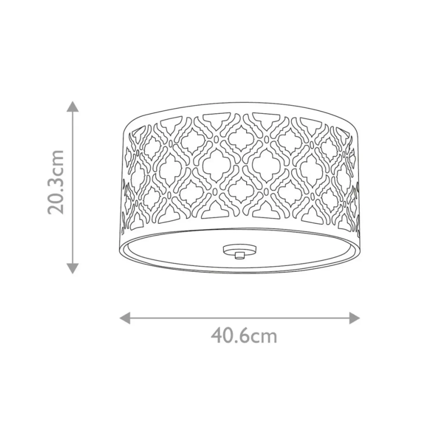 Sklep Kaja Plafon z elementami postarzanego złota GN-ARABELLA-F z serii ARABELLA