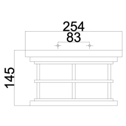Sklep Kaja Plafon zewnętrzny, czerń FE-LIGHTHOUSE-F-BLK z serii LIGHTHOUSE