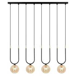 Cheap Poczwórna lampa wisząca nad wyspę kuchenną K-5597 z serii GOLDI Żyrandole Nowoczesne