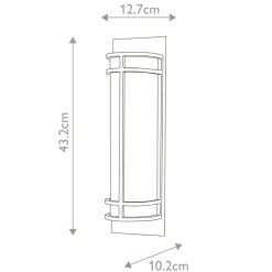 Sklep Kaja Podłużny kinkiet ścienny, biały FE-FUSION2-PNBR z serii FUSION