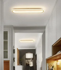 Sklep Kaja Podłużny, obły plafon do salonu ABR-PLKO-25W-40CM-CCT CERCHIO | Kaja