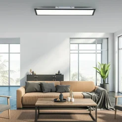 Sklep Kaja Podłużny plafon LED o ciepłej barwie światła 14741-18 z serii FLAT