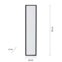 Sklep Kaja Podłużny plafon LED o ciepłej barwie światła 14741-18 z serii FLAT