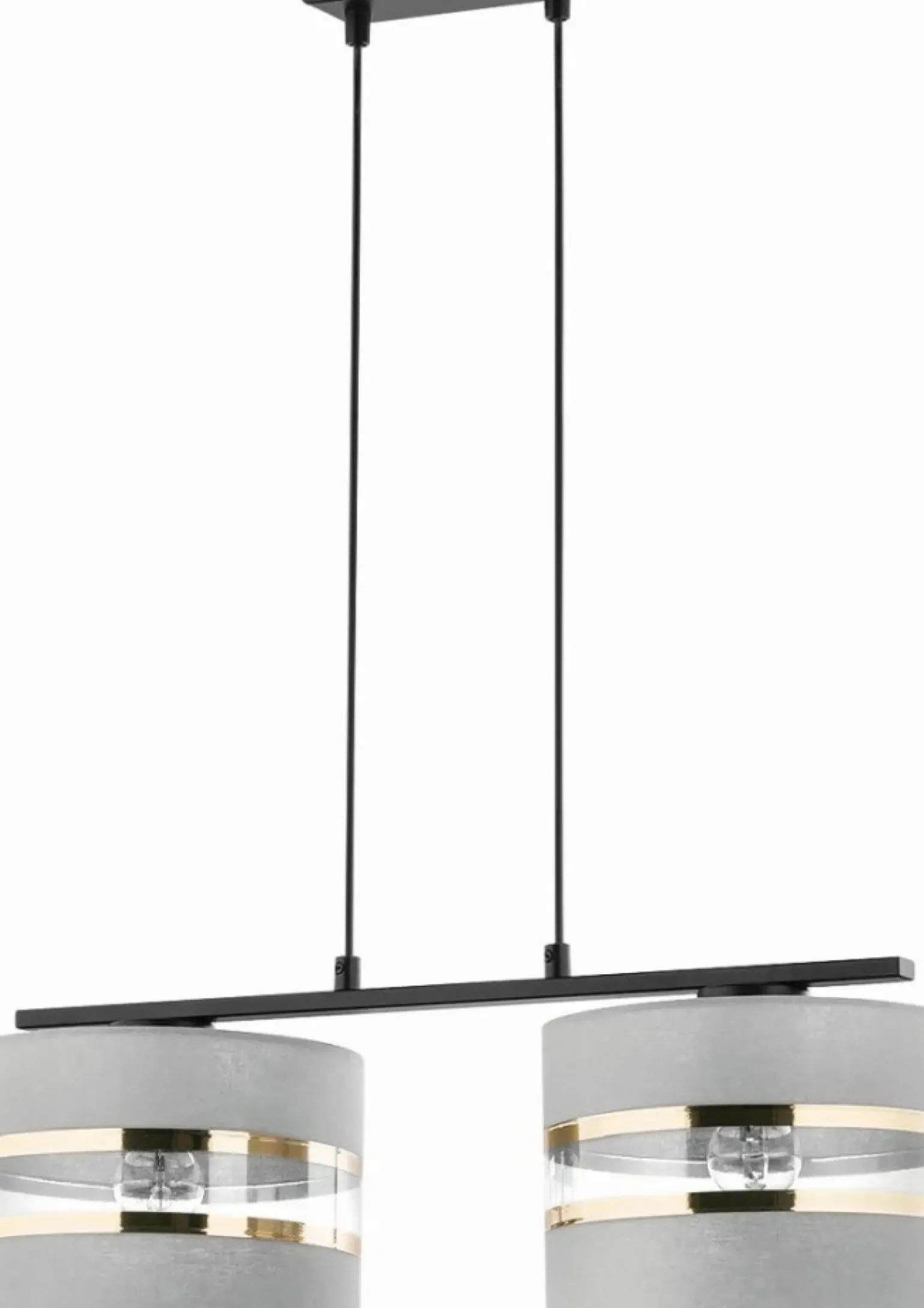 Flash Sale Podwójna, abażurowa lampa wisząca nad stół SIG 32156 z serii SARA Żyrandole Nowoczesne