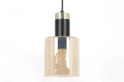 Fashion Podwójna, bursztynowa lampa wisząca na listwieK-5256 z serii ALTO Żyrandole Nowoczesne