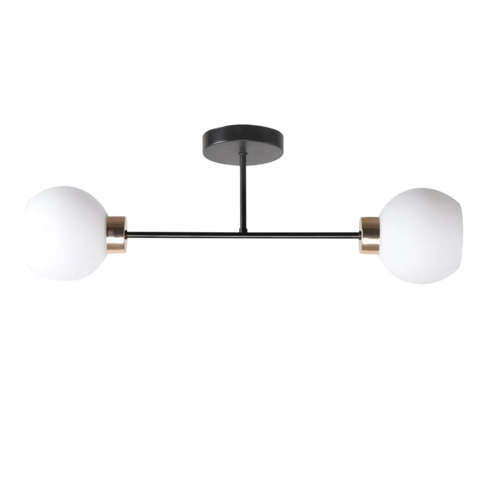 Best Sale Podwójna lampa sufitowa ze złotymi elementami 32-21069 z serii AMANDA | Kaja Ośw Żyrandole Nowoczesne