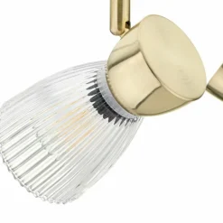 Best Sale Podwójna lampa sufitowa, złoty reflektor ML9975 BEST | Kaja Żyrandole Nowoczesne