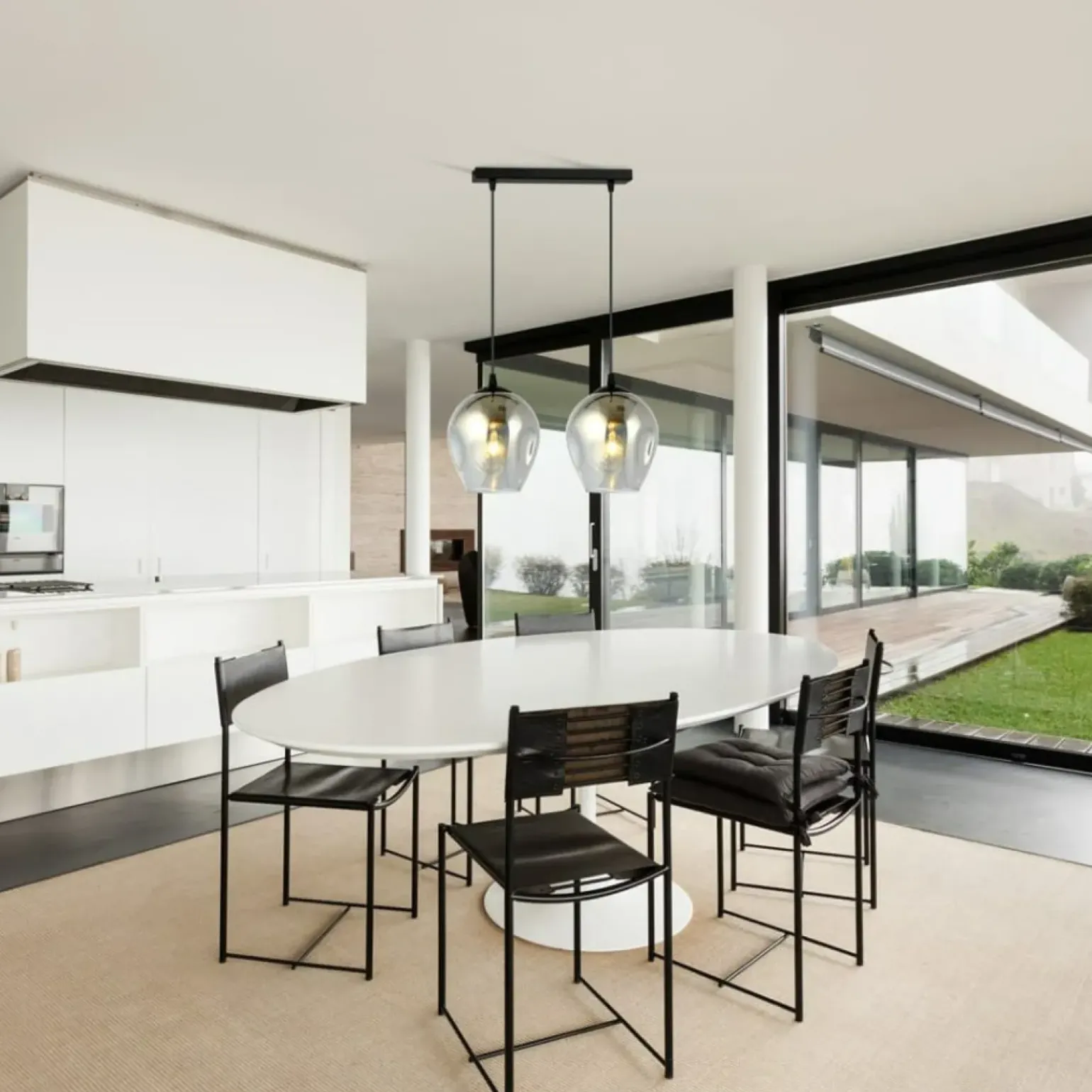 Online Podwójna lampa wisząca do stylowej kuchni 680/2 ISTAR | Kaja Żyrandole Nowoczesne