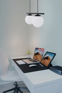 Store Podwójna lampa wisząca, nad wyspę w kuchni K-4965| Kaja Oświetlenie Żyrandole Nowoczesne