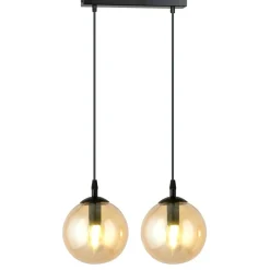 Cheap Podwójna lampa wisząca z kulistymi kloszami 713/2 | Kaja Oświetlenie Żyrandole Nowoczesne