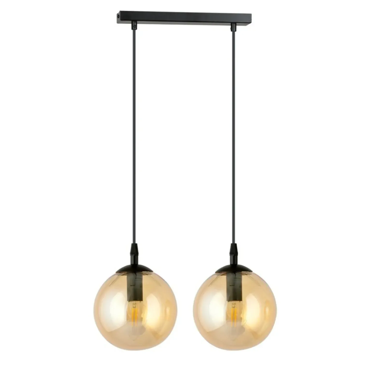 Cheap Podwójna lampa wisząca z kulistymi kloszami 713/2 | Kaja Oświetlenie Żyrandole Nowoczesne