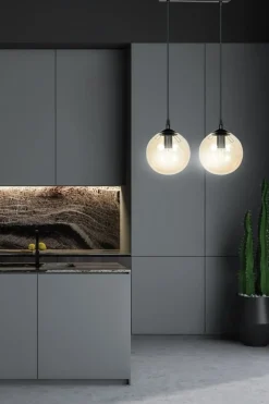 Cheap Podwójna lampa wisząca z kulistymi kloszami 713/2 | Kaja Oświetlenie Żyrandole Nowoczesne