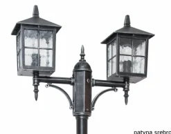 Sklep Kaja Podwójna lampa zewnętrzna, do parków OGMWN 2 KW z serii WENECJA | Kaja Oświetlen