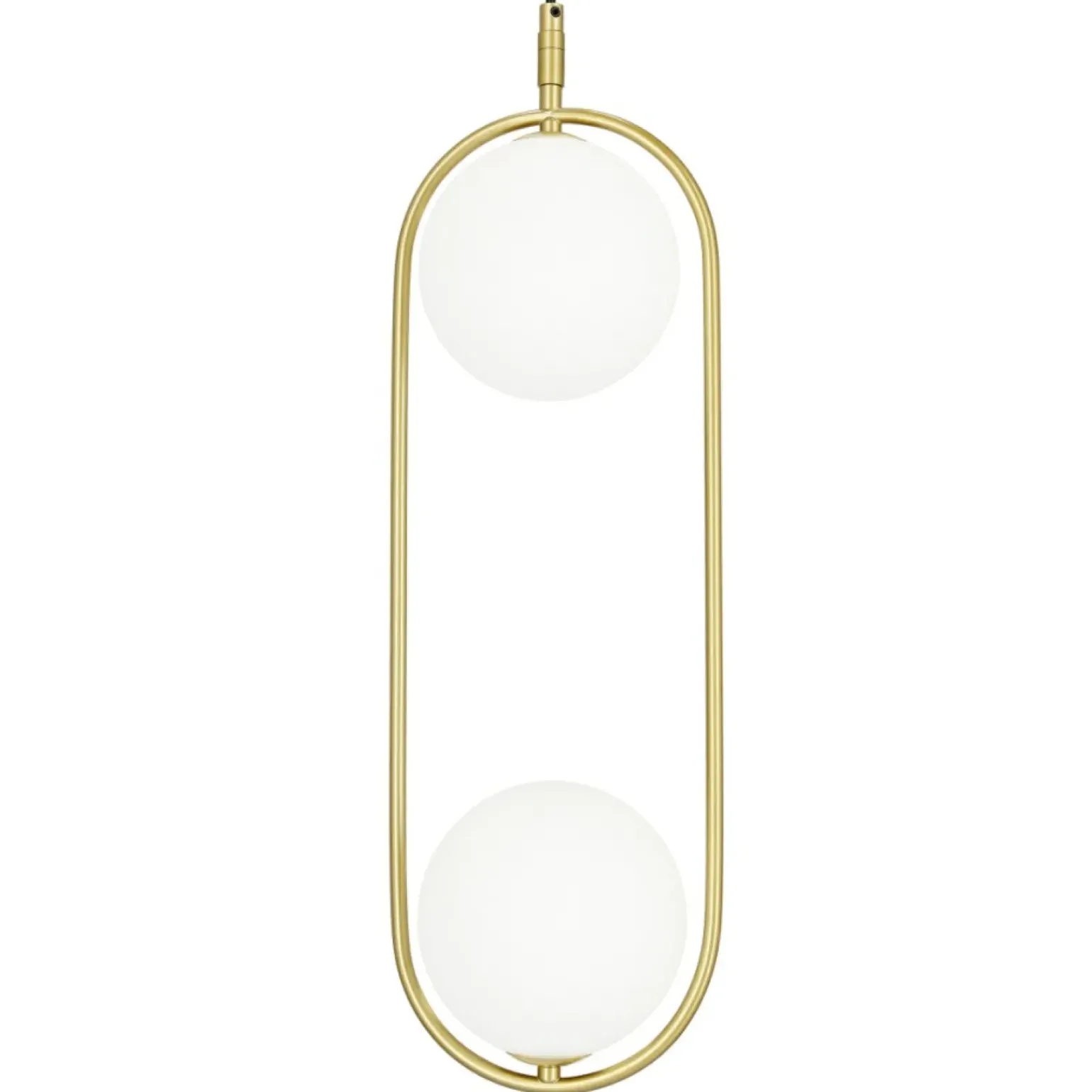 Discount Podwójna, złota lampa wisząca do kuchni 32-73464 z serii CORDEL | Kaja Żyrandole Nowoczesne