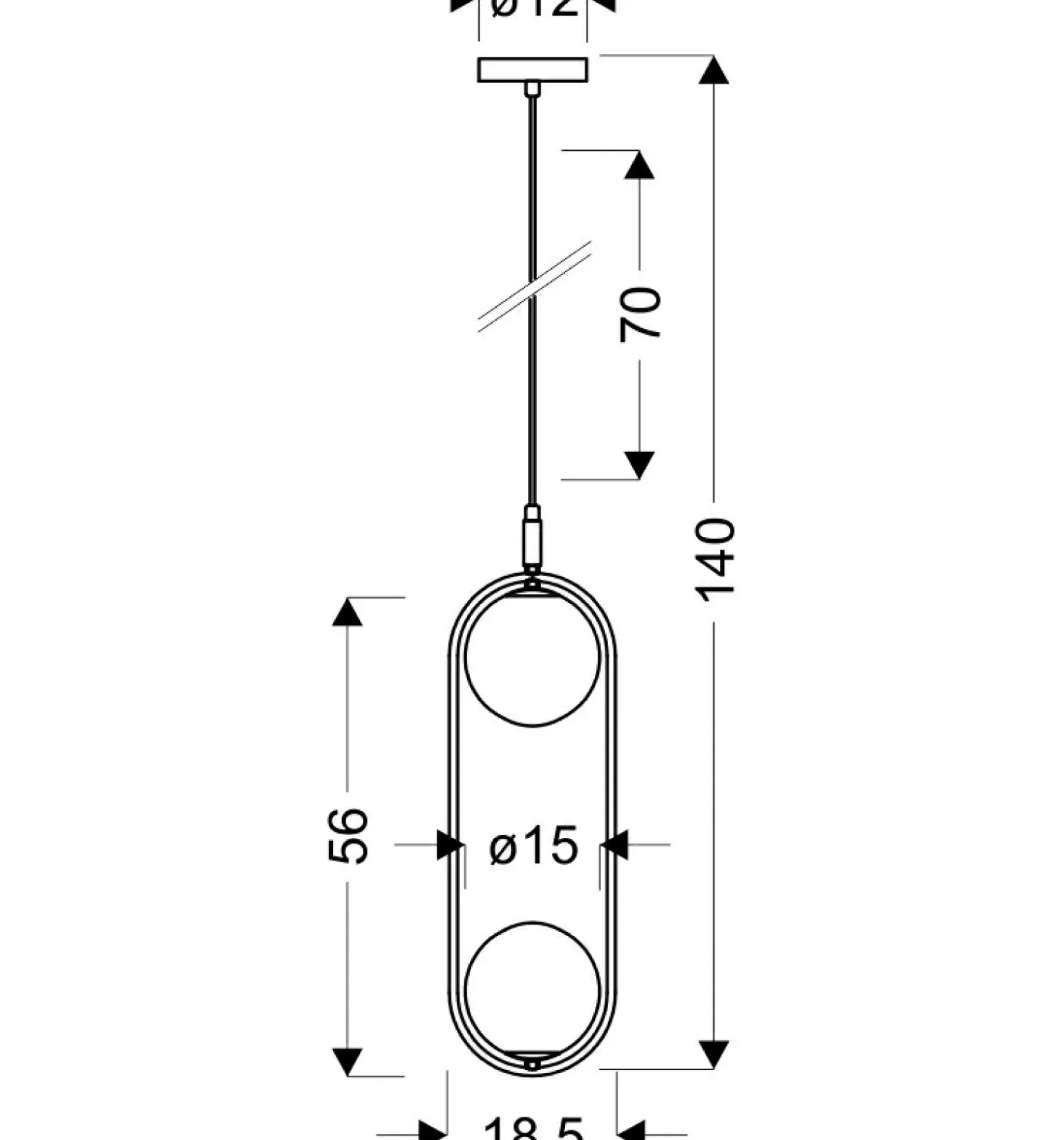 Discount Podwójna, złota lampa wisząca do kuchni 32-73464 z serii CORDEL | Kaja Żyrandole Nowoczesne