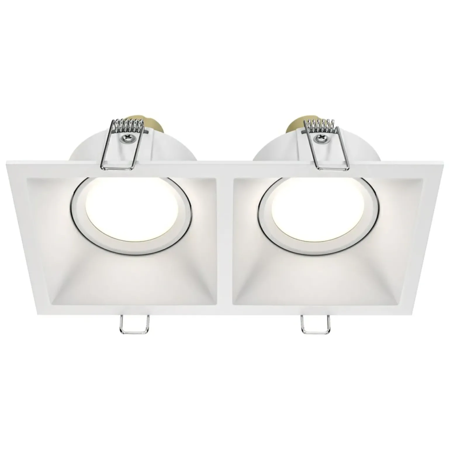 Sklep Kaja Podwójne oczko podtynkowe z gwintami GU10 DL029-2-02W z serii DOT