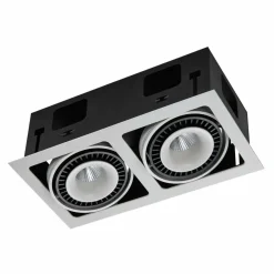 Sklep Kaja Podwójne oczko wpustowe GL7116-2/36W WH+BL ALESSO | Kaja Oświetlenie