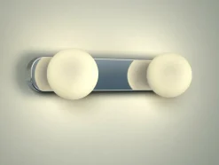 Sklep Kaja Podwójny, łazienkowy kinkiet z kloszami 6950 BRAZOS | Kaja Oświetlenie