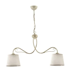 Sklep Kaja Podwójny, beżowy żyrandol, do kuchni JUP 1352 KAMELIA | Kaja