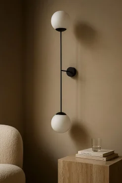 Sklep Kaja Podwójny dekoracyjny kinkiet na dwie żarówki K-4927 | Kaja Oświetlenie