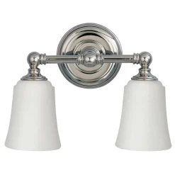 Sklep Kaja Podwójny kinkiet łazienkowy FE-HUGOLAKE2BATH z serii HUGUENOT LAKE