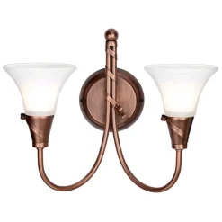 Sklep Kaja Podwójny kinkiet, patynowana miedź EM2-COPPER z serii EMILY