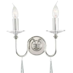 Sklep Kaja Podwójny kinkiet, polerowany FP2-POL-NICKEL z serii FINSBURY PARK