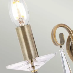 Sklep Kaja Podwójny kinkiet, postarzany mosiądz AG2-AGED-BRASS z serii AEGEAN