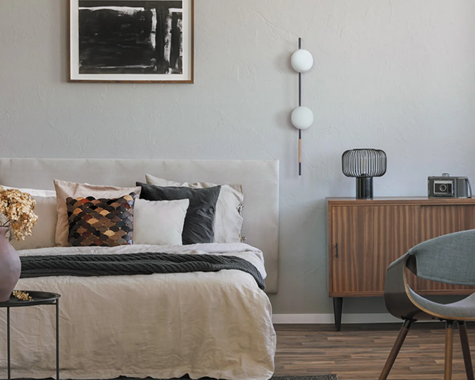 Sklep Kaja Podwójny kinkiet z białymi kloszami do salonu K-4954 | Kaja