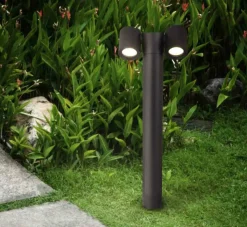 Sklep Kaja Podwójny, ogrodowy reflektor O010FL-02B WALL STREET | Kaja Oświetlenie