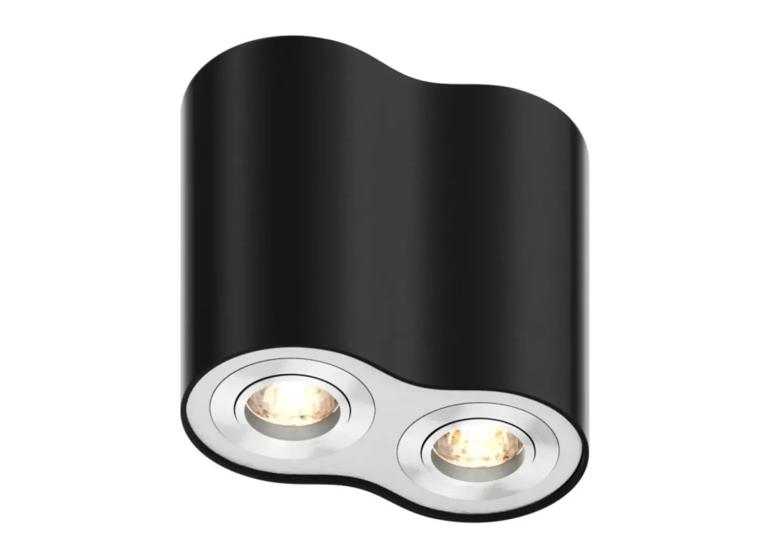 Sklep Kaja Podwójny spot, złączone tuby GU10 50407-BK RONDOO SL2 | Kaja