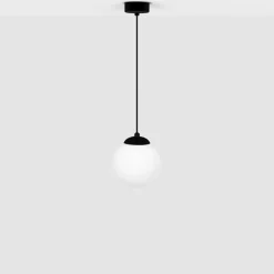 Best Sale Pojedyncza lampa czarna wisząca klosz 14 cm K-4920 | Kaja Oświetlenie Żyrandole Nowoczesne