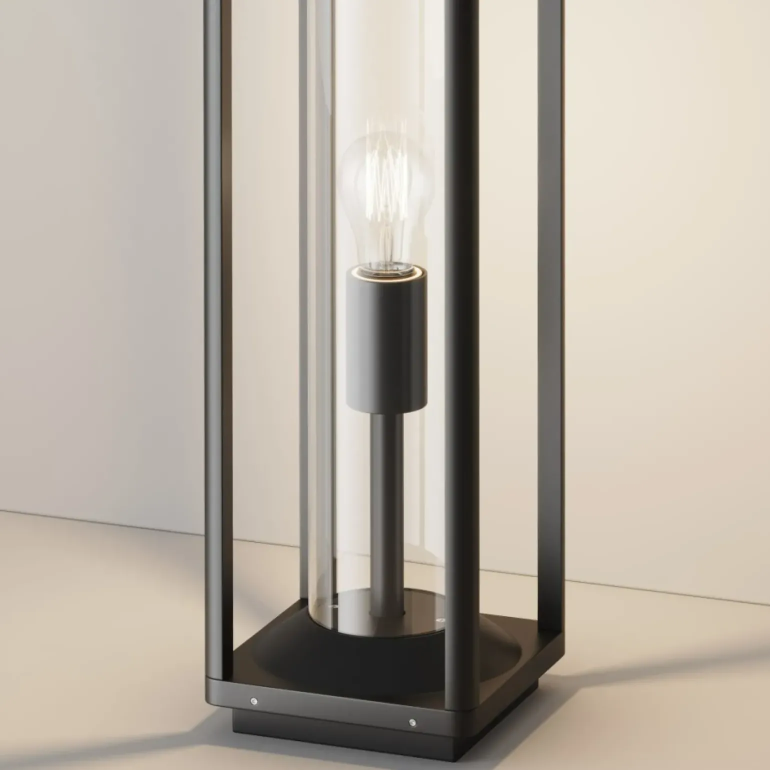 Sklep Kaja Pojedyncza lampa stojąca ogrodowa, czarna O452FL-01GF1 z serii CELL