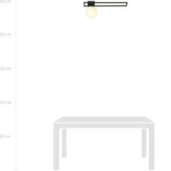 Store Pojedyncza lampa sufitowa z metalową ramką 1130/1C IMAGO | Kaja Żyrandole Nowoczesne