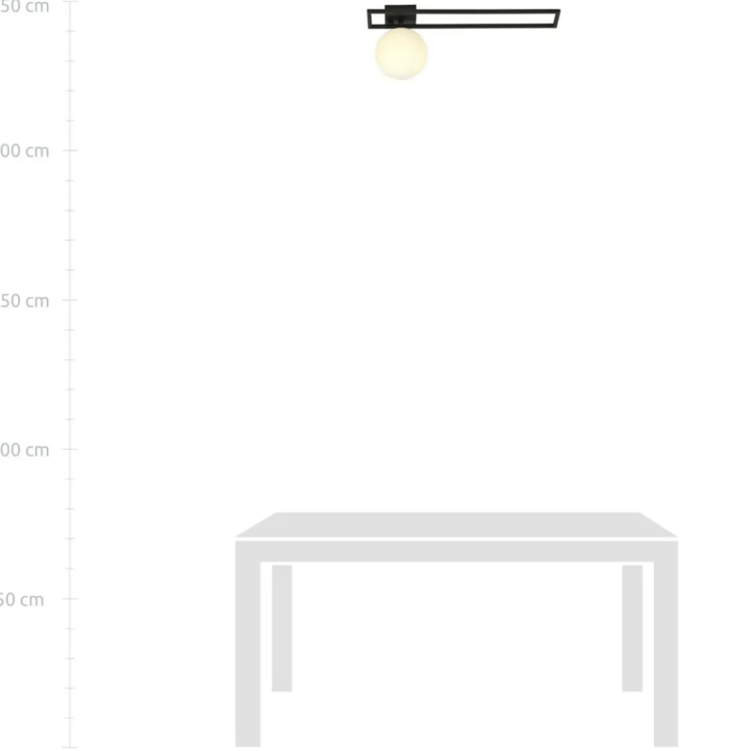 Store Pojedyncza lampa sufitowa z metalową ramką 1130/1C IMAGO | Kaja Żyrandole Nowoczesne